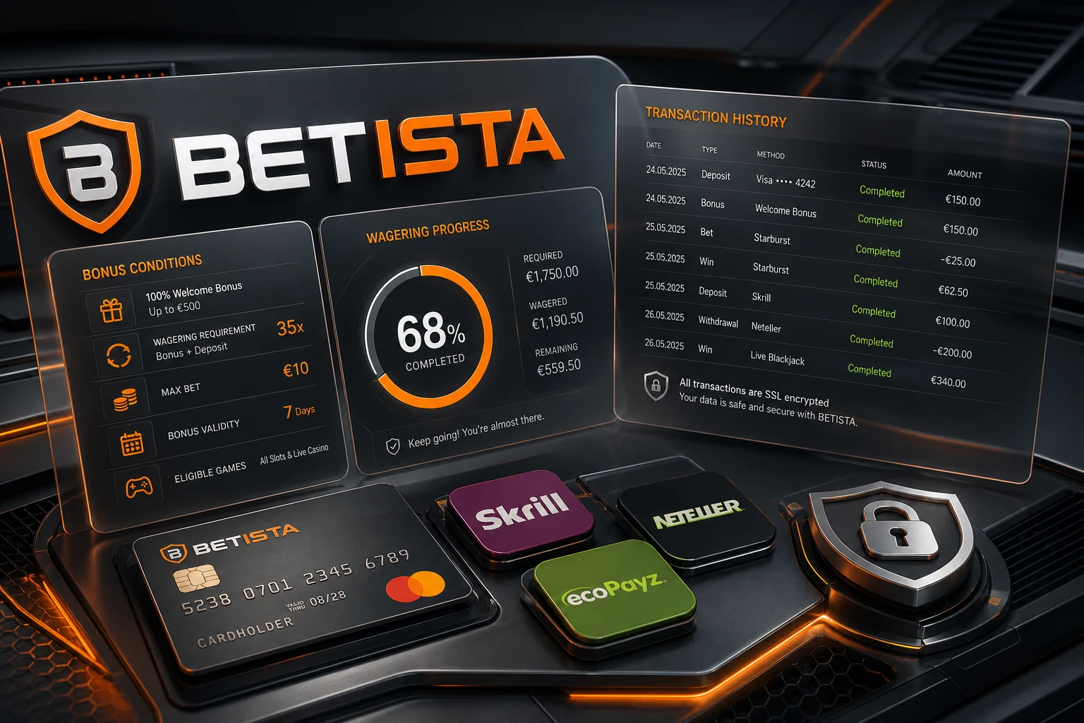 Betista Casino Bonusbereich
